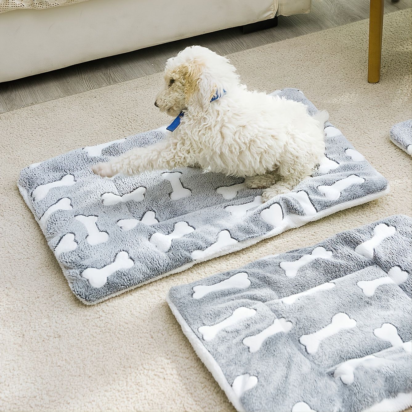 1pc Pet Bed Mat; Thickened Cat And Dog Sleeping Pad; Warm Double - sided Blanket Kennel - Dog Time Outlet
