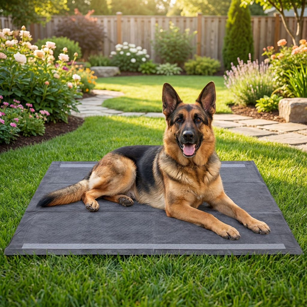 35.5" x 24" Charcoal Dog Pee Pads 6 - Layer for Dogs - Dog Time Outlet