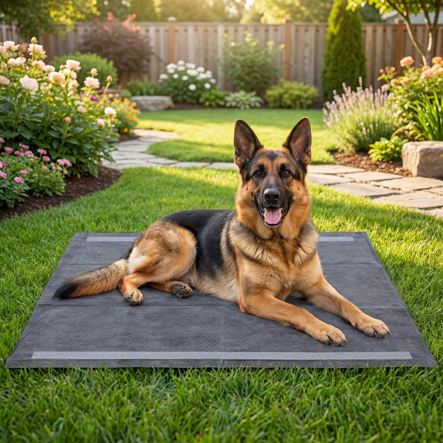 35.5" x 24" Charcoal Dog Pee Pads 6 - Layer for Dogs - Dog Time Outlet