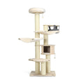 77.5 Inch Cat Tree Condo Multi - Level Kitten Activity Tower with Sisal Posts - Dog Time Outlet
