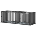 83"L Heavy Duty Dog Crate, Extra Large Dog Kennel with Divider and Mat for Large Breeds, Modular Puppy Playpen - Dog Time Outlet