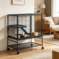 Animal Cage with Non - Slip and Easy to Clean for Outdoor - Dog Time Outlet