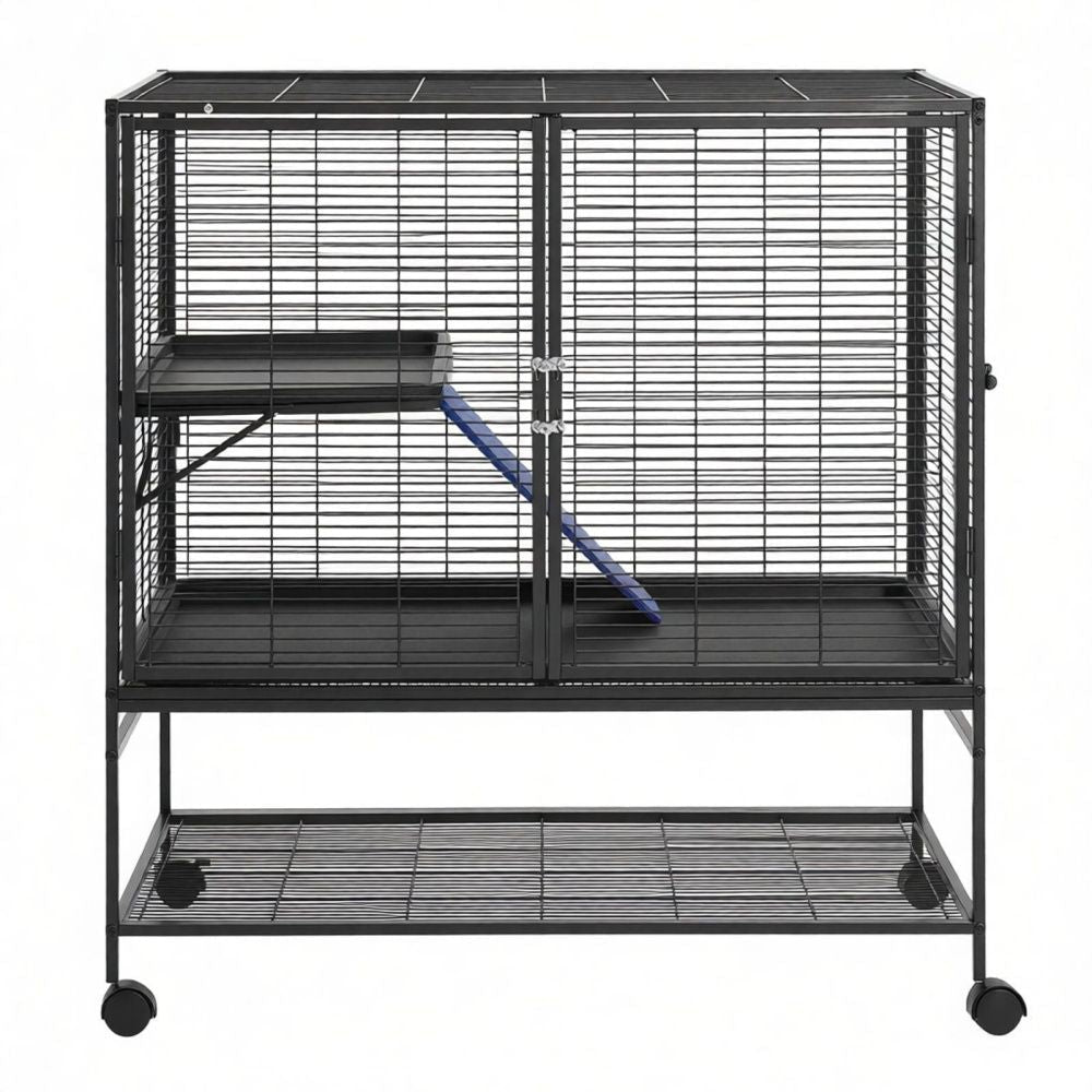 Animal Cage with Non - Slip and Easy to Clean for Outdoor - Dog Time Outlet