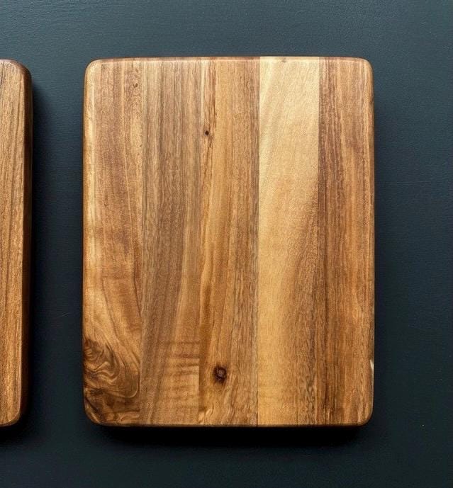 Arcadia Wood Cutting Board, Engraved Serving, 24x19 Inch Acacia Wood - Dog Time Outlet