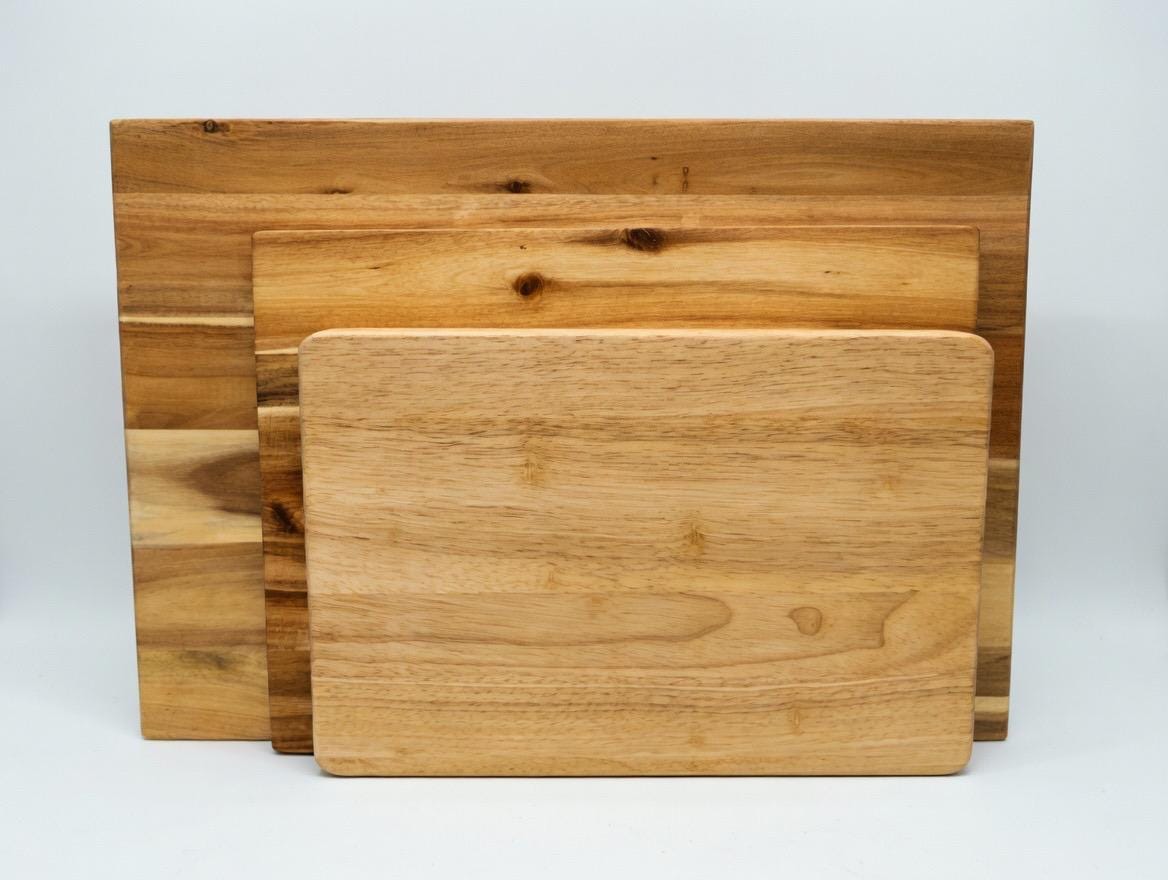 Arcadia Wood Cutting Board, Engraved Serving, 24x19 Inch Acacia Wood - Dog Time Outlet
