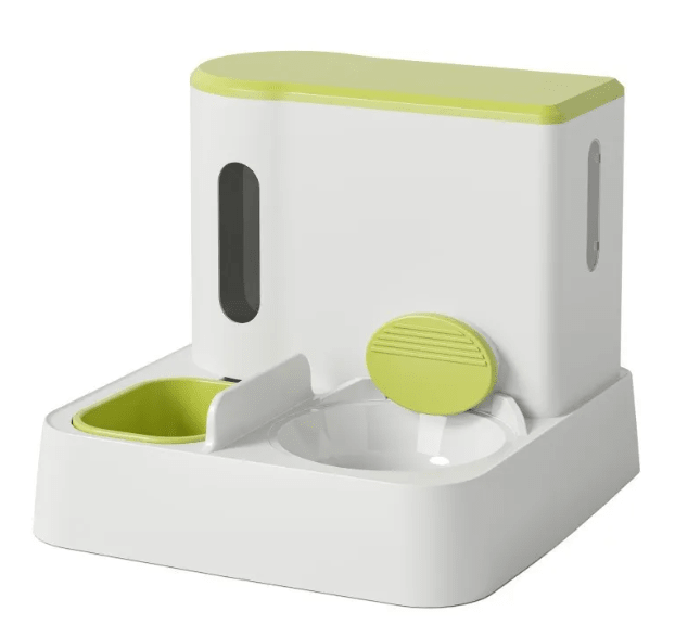 Automatic Cat Feeder & Water Dispenser with Dual Bowl Design - Dog Time Outlet