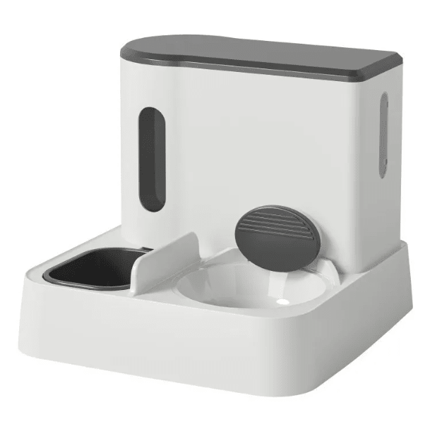 Automatic Cat Feeder & Water Dispenser with Dual Bowl Design - Dog Time Outlet