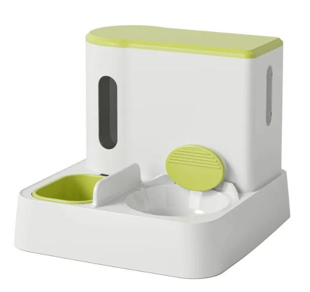 Automatic Cat Feeder & Water Dispenser with Dual Bowl Design - Dog Time Outlet