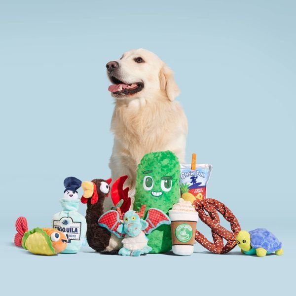 Big Dill Bill Pickle Dog Toy - Green - Dog Time Outlet