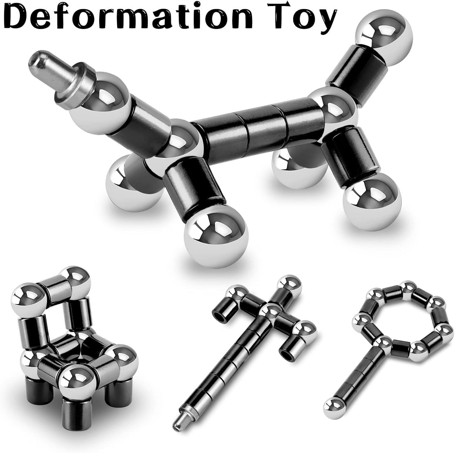Black Fidget Pen Toy, Sensory Tool EDC Fidgeting Game for Adults, Cool Gadget Best for Stress and Anxiety Relief and Kill Time,Novelty Gifts for Teen and Adults - Dog Time Outlet