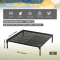 Breathable XL Mesh Pet Bed for Cats and Dogs - Durable and Stable Design for Indoor and Outdoor Comfort - Dog Time Outlet