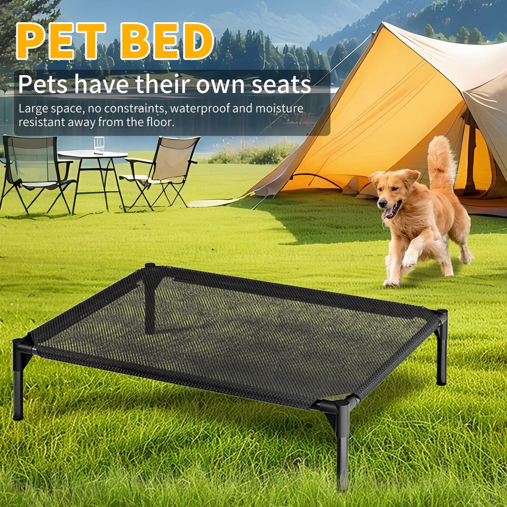 Breathable XL Mesh Pet Bed for Cats and Dogs - Durable and Stable Design for Indoor and Outdoor Comfort - Dog Time Outlet