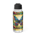 Butterfly Design, Insulated Travel Mug, Gift for Nature Lover, Wildlife Enthusiast, Stainless Steel - Dog Time Outlet