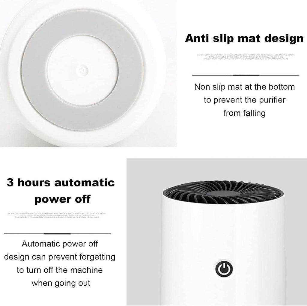 Car Air Purifier, Portable Ionic Air Purifiers,USB Power Supply,Remove Smoke Dust ,Removes Dust Pet Odors Pollen - Dog Time Outlet