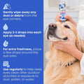 Cat Dog Eye Wash Drops Tear Stain Remover Cleaner Eye Infection Treatment Helps Prevent Pink Eye Relief Allergies Symptoms Runny Dry Eyes Safe for Small Animals - Dog Time Outlet