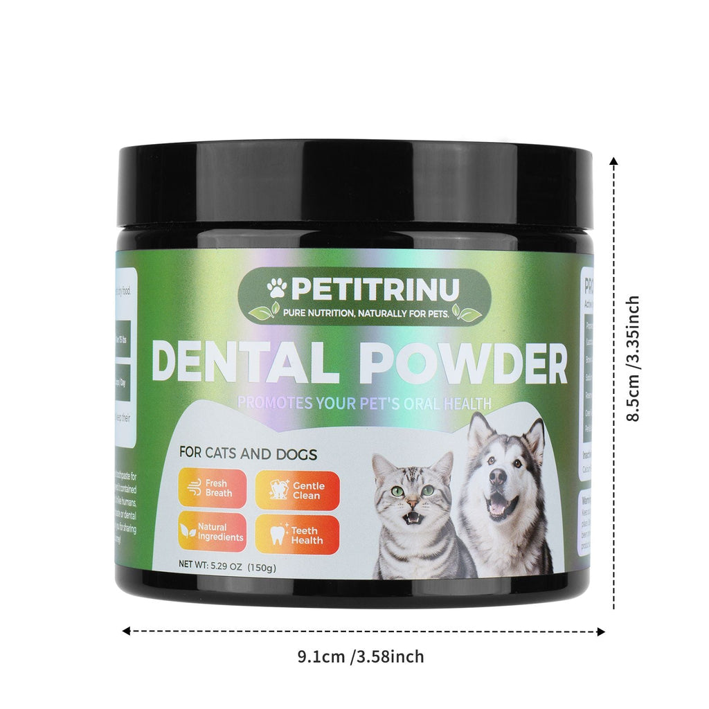 cats and dogs cats and dogs cats and dogs cats and dogs Dental Powder – Helps Clean Teeth & Reduce Tartar, Fresh Breath Support, Natural Dental Care for Dogs, Easy to Use - Dog Time Outlet