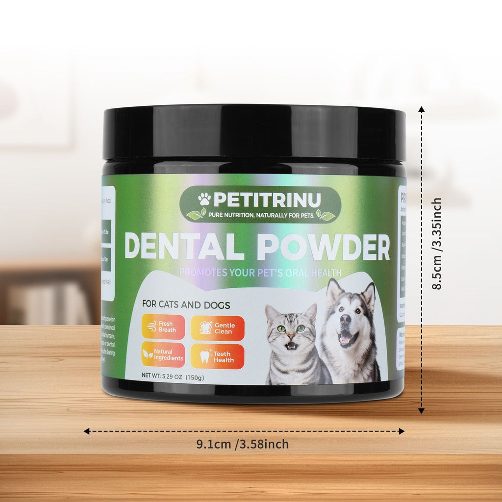 cats and dogs cats and dogs cats and dogs cats and dogs Dental Powder – Helps Clean Teeth & Reduce Tartar, Fresh Breath Support, Natural Dental Care for Dogs, Easy to Use - Dog Time Outlet
