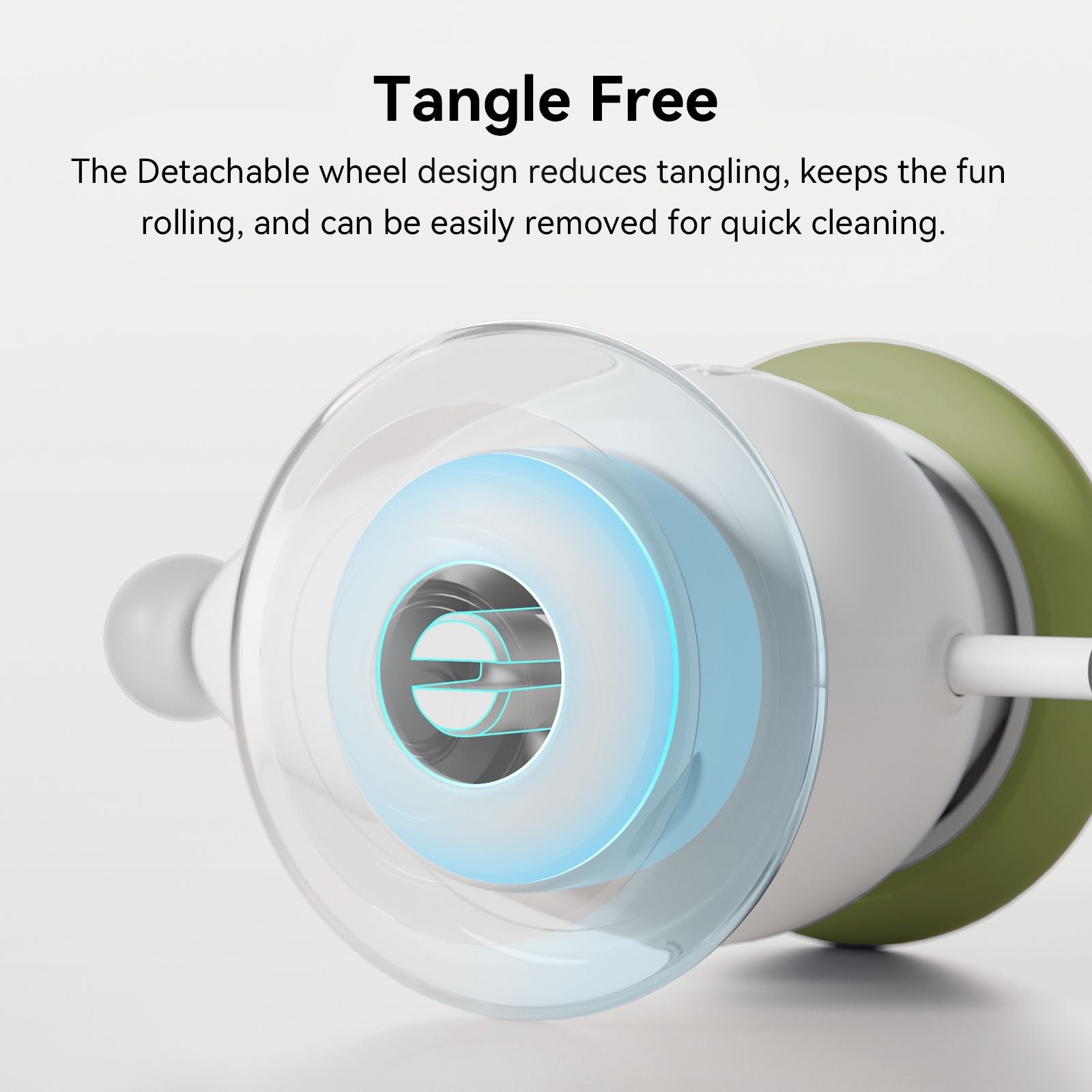 Cheerble Smart Interactive Toy, Wicked Mouse Neo, Automatic Running with Tail and Lights, Rechargeable for Bored Adult Felines - Dog Time Outlet