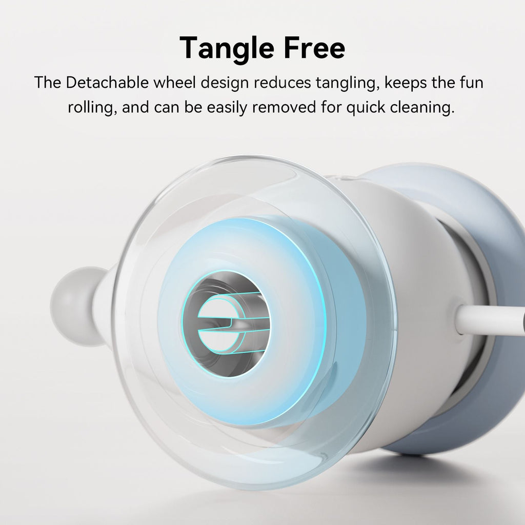 Cheerble Smart Interactive Toy, Wicked Mouse Neo, Automatic Running with Tail and Lights, Rechargeable for Bored Adult Felines - Dog Time Outlet