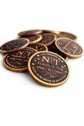 Coasters Round Wood Engraved - Dog Time Outlet
