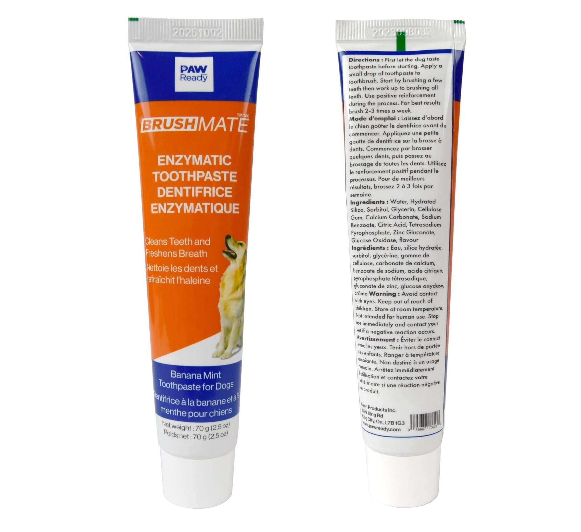 Combo BrushMate Pet Toothbrush & Medium BiteBlock - Dog Oral Care - Dog Time Outlet