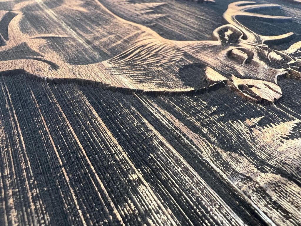 Creative Art Wood Engraving on Cutting Board - Dog Time Outlet