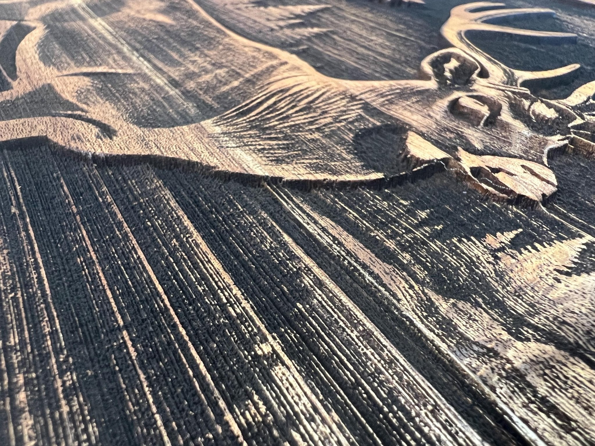 Creative Art Wood Engraving on Cutting Board - Dog Time Outlet