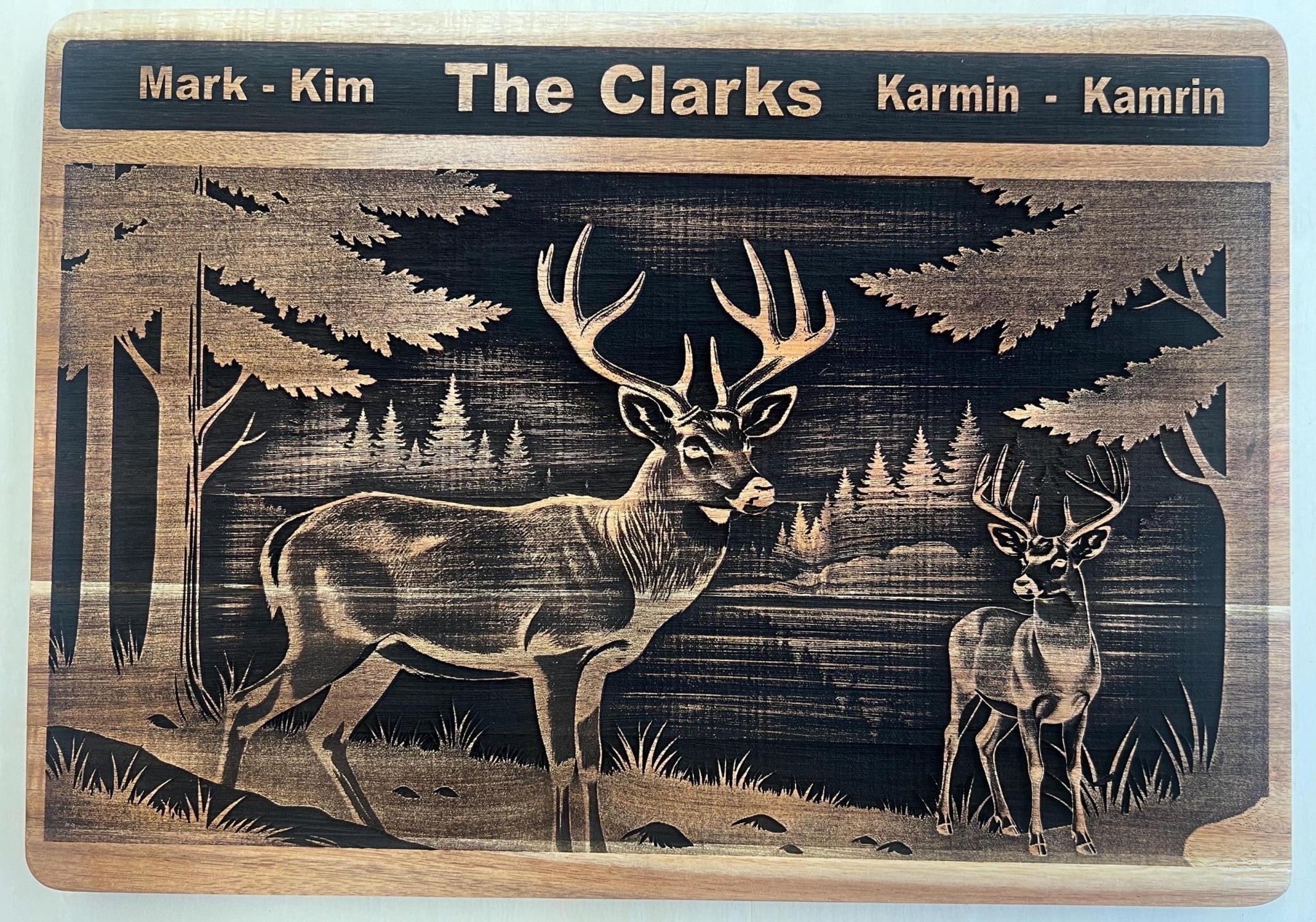 Creative Art Wood Engraving on Cutting Board - Dog Time Outlet