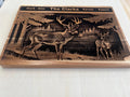 Creative Art Wood Engraving on Cutting Board - Dog Time Outlet