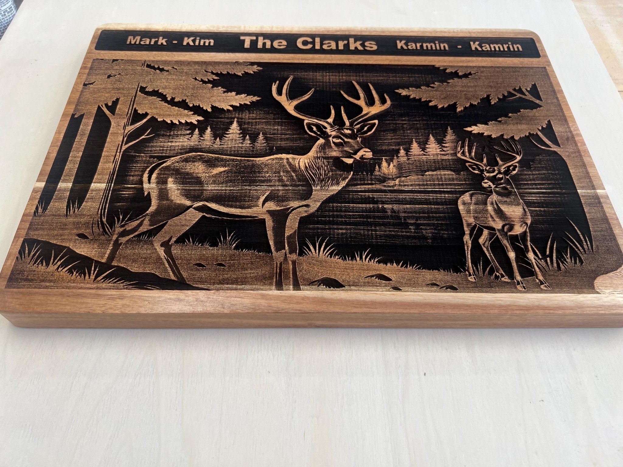 Creative Art Wood Engraving on Cutting Board - Dog Time Outlet