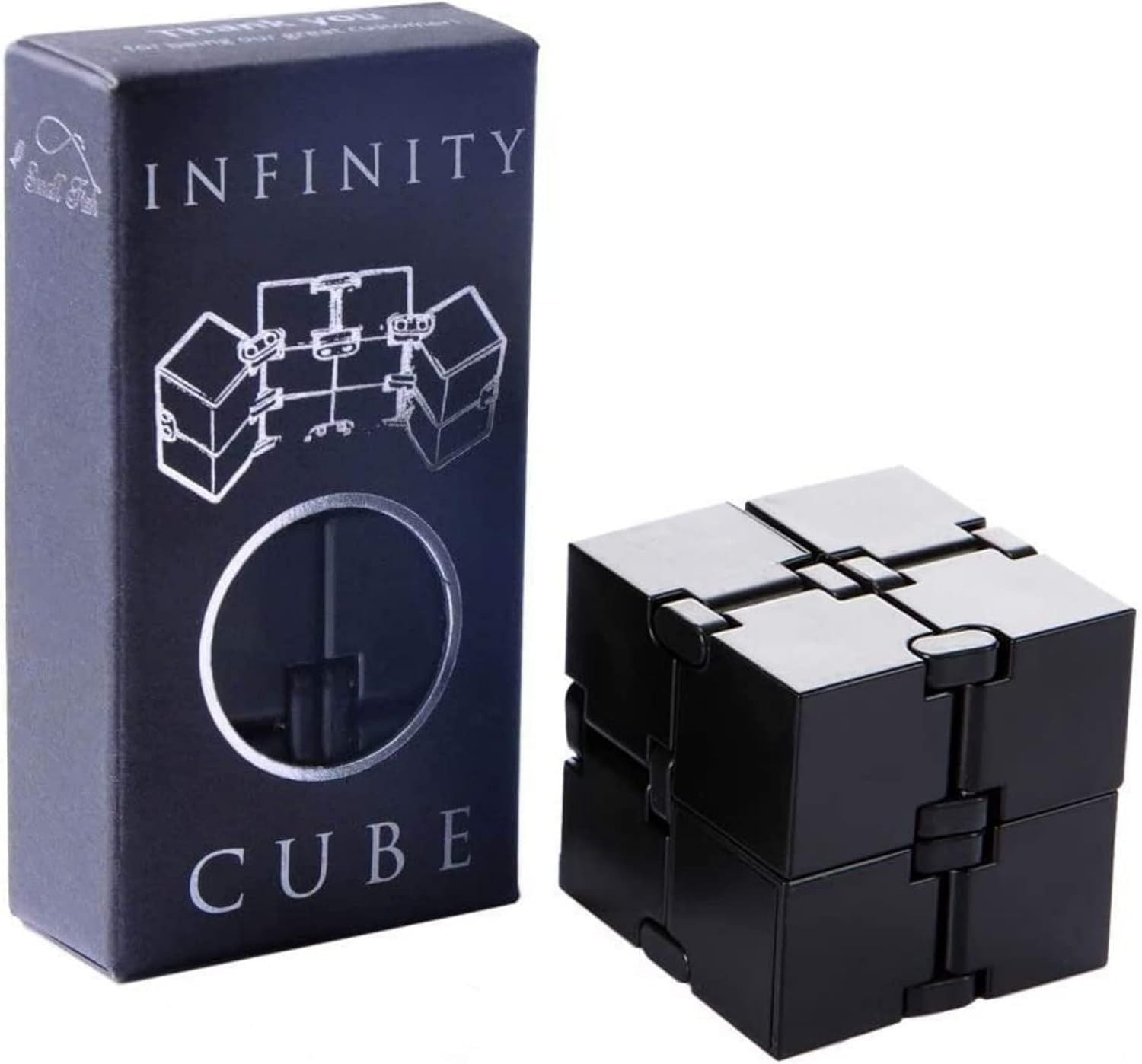 Cube Sensory Fidget Toy, EDC Fidgeting Game for Kids and Adults, Cool Mini Gadget Best for Stress and Anxiety Relief and Kill Time, Unique Idea - Dog Time Outlet