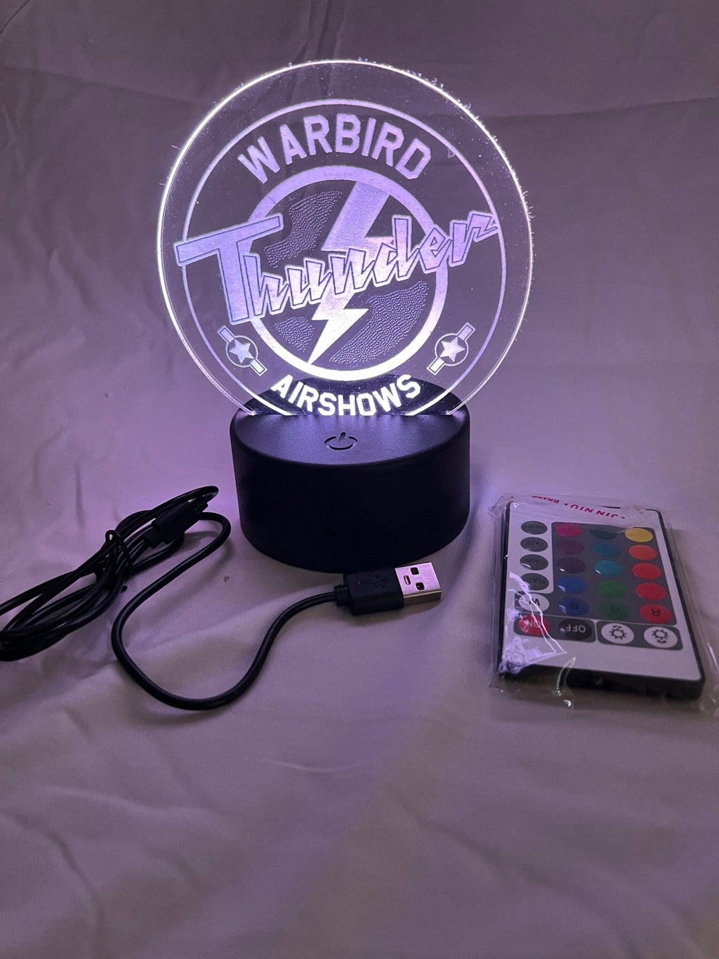 Custom Acrylic LED Light: Engraved Image Display with Remote - Dog Time Outlet