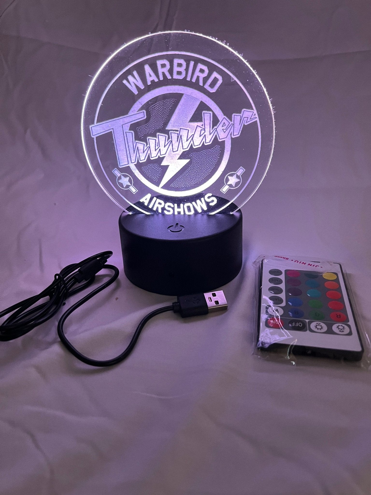 Custom Acrylic LED Light: Engraved Image Display with Remote - Dog Time Outlet
