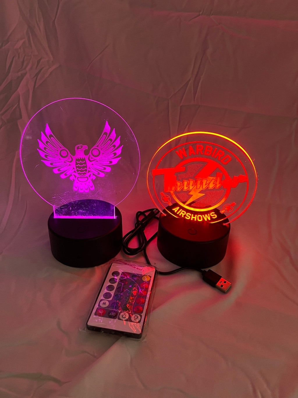 Custom Acrylic LED Light: Engraved Image Display with Remote - Dog Time Outlet