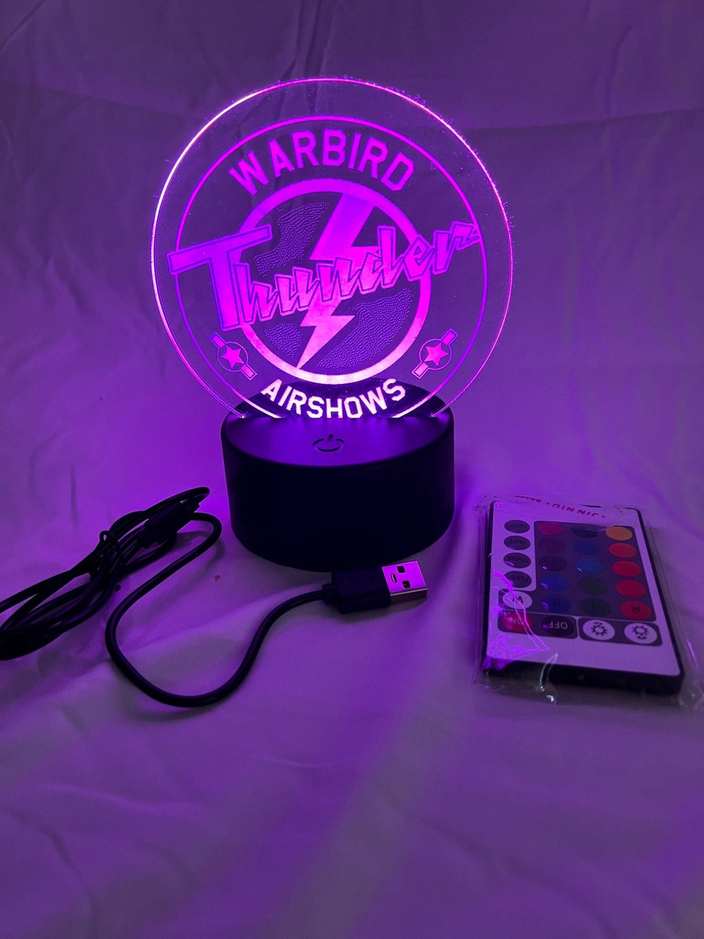 Custom Acrylic LED Light: Engraved Image Display with Remote - Dog Time Outlet