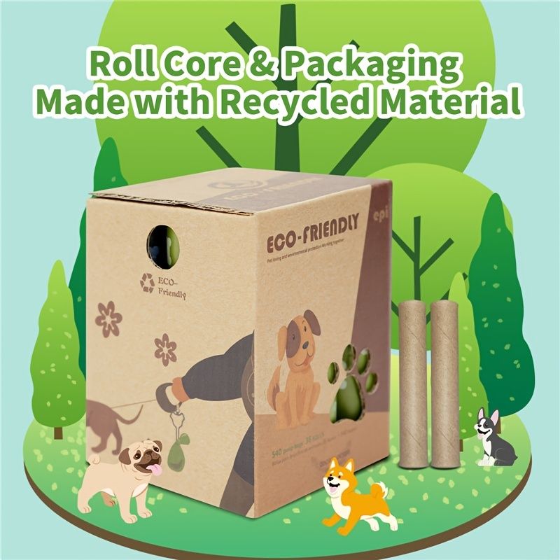 Degradable Bone Print Pet Poop Bag; Doggie Poop Bags; Dog Waste Bags - Dog Time Outlet