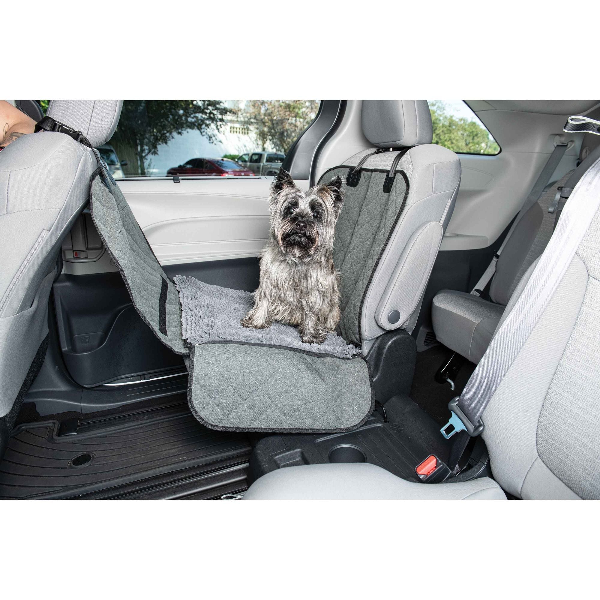 DGS Pet Products Dirty Dog Single Car Seat Cover Black 44" x 35" x 2" - Dog Time Outlet