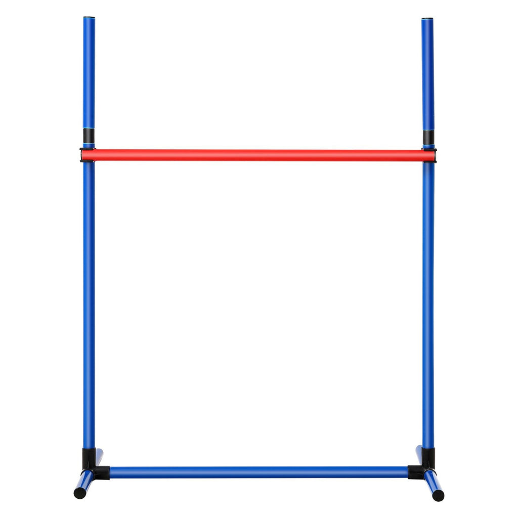 Dog Agility Training Equipment, 4 PCS Set - Adjustable High Hurdles and Jump Ring, Puppy Obstacle Course Jump Starter Kit with Poles Storage Bag for Backyard, Indoor, Outdoor - Dog Time Outlet