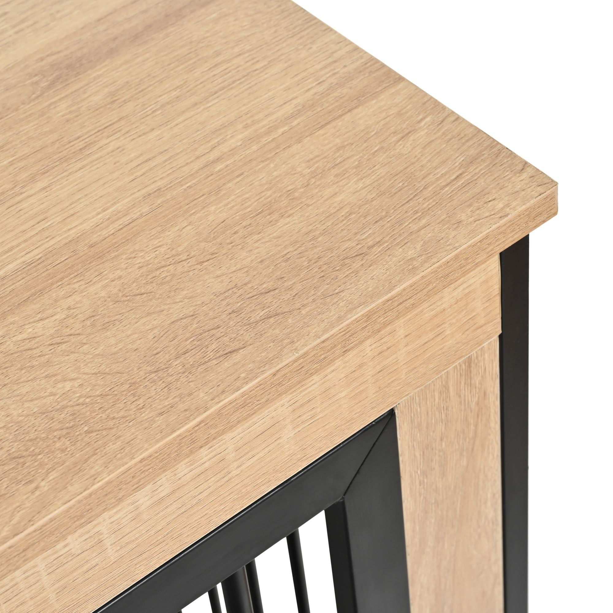Dog Crate Furniture with Two Combined Room, XL Large Double Dog Cage Furniture with Tray for Medium Large Dogs, Wooden Dog Kennel Furniture - Dog Time Outlet