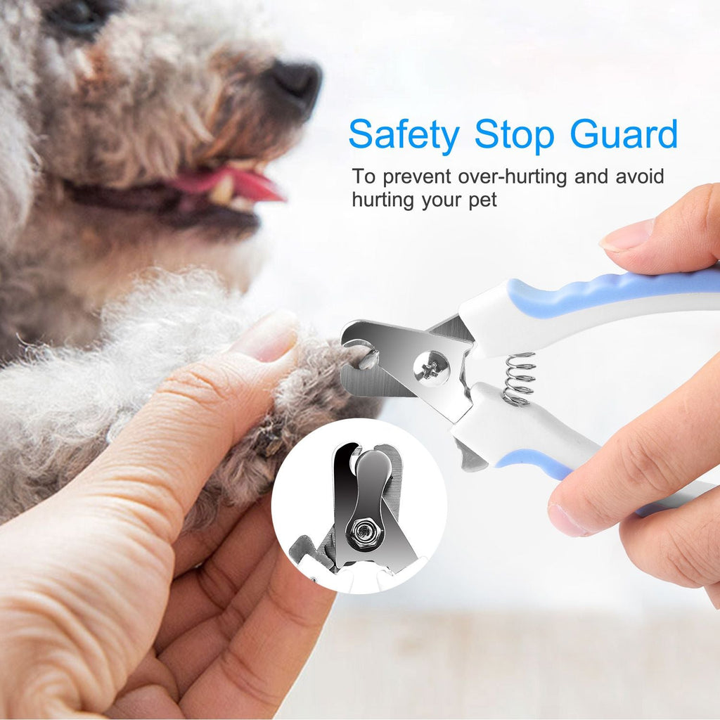 Dog Nail Clippers Pet Cat Nail Toe Trimmer Stainless Steel Grooming Tool Free Nail File Small Medium Large Dogs L Size - Dog Time Outlet