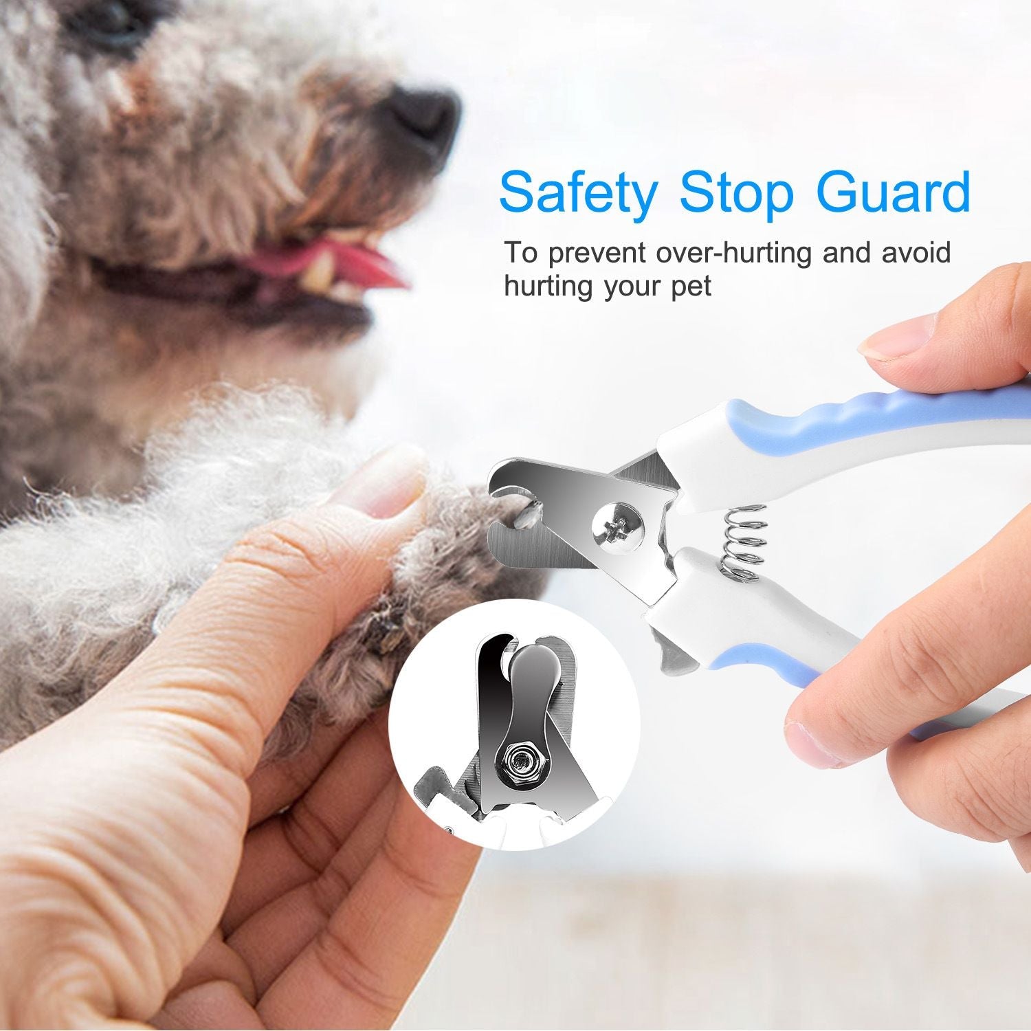 Dog Nail Clippers Pet Cat Nail Toe Trimmer Stainless Steel Grooming Tool Free Nail File Small Medium Large Dogs L Size - Dog Time Outlet