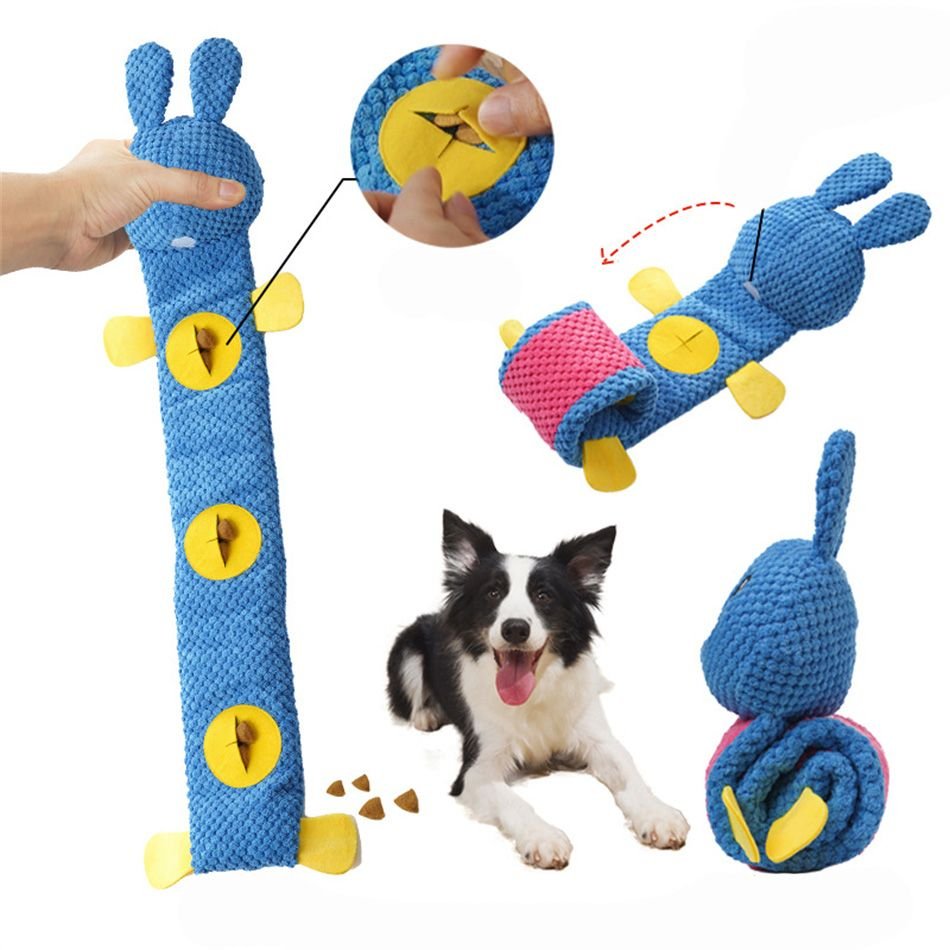 Dog Puzzle Toys Squeaky Plush Snuffle Dog Toy Game IQ Training Foraging Molar Puppy Toy for Small Medium Large Dogs Pet Products - Dog Time Outlet