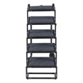Dog Stairs for Car, 5 Steps Extra Wide Foldable Dog Ramp for Large Dogs with Non - Slip Rug Surface, Portable Lightweight Pet Ladder for Car, SUV, Truck, High Beds, Sofas, Support up to 200 lbs - Dog Time Outlet