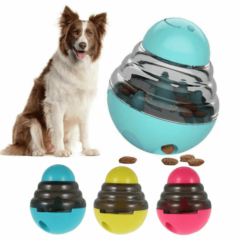 Dog Toys Food Ball Food Dispenser Training Balls Interactive Puppy Cat Slow Feed Pet Tumbler Toy Dogs Puzzle Toys Pet Supplies - Dog Time Outlet