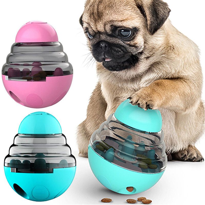 Dog Toys Food Ball Food Dispenser Training Balls Interactive Puppy Cat Slow Feed Pet Tumbler Toy Dogs Puzzle Toys Pet Supplies - Dog Time Outlet