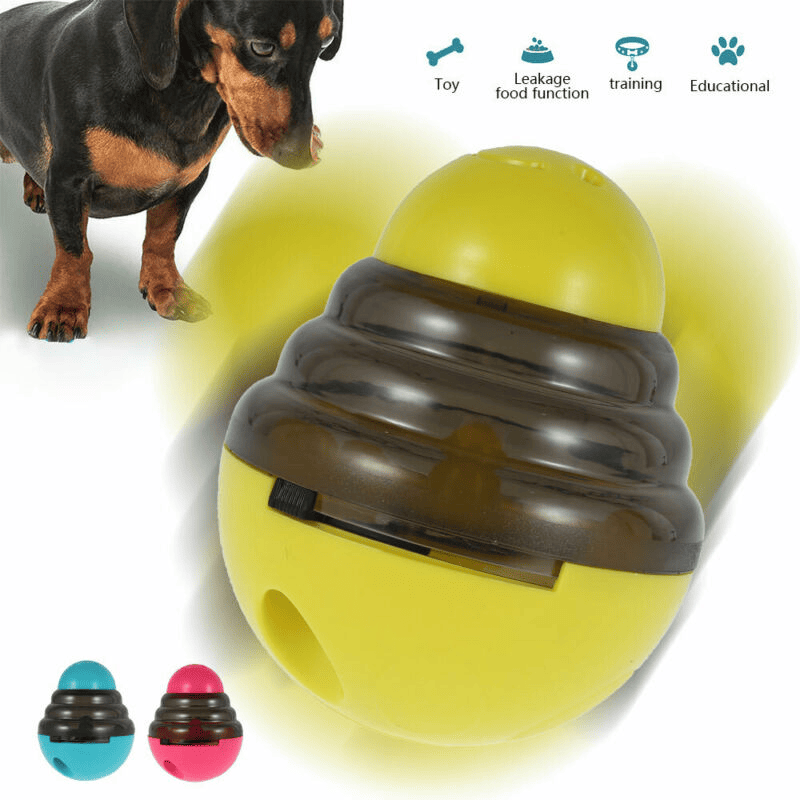 Dog Toys Food Ball Food Dispenser Training Balls Interactive Puppy Cat Slow Feed Pet Tumbler Toy Dogs Puzzle Toys Pet Supplies - Dog Time Outlet