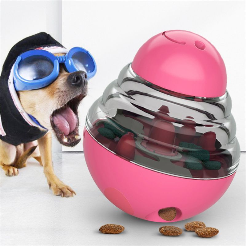 Dog Toys Food Ball Food Dispenser Training Balls Interactive Puppy Cat Slow Feed Pet Tumbler Toy Dogs Puzzle Toys Pet Supplies - Dog Time Outlet