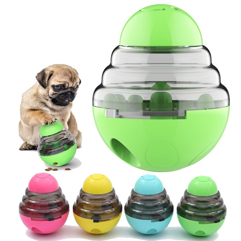 Dog Toys Food Ball Food Dispenser Training Balls Interactive Puppy Cat Slow Feed Pet Tumbler Toy Dogs Puzzle Toys Pet Supplies - Dog Time Outlet