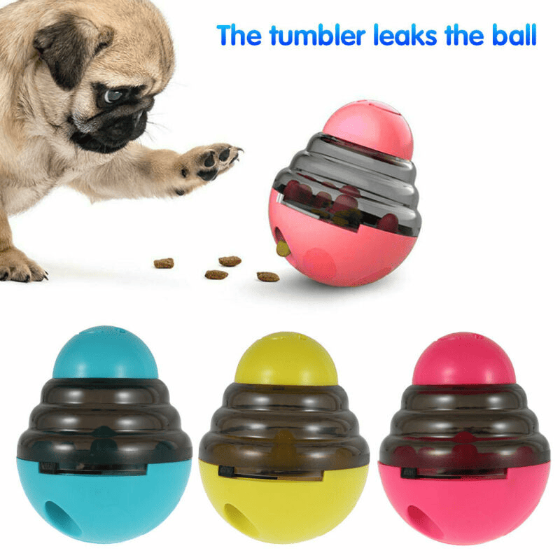 Dog Toys Food Ball Food Dispenser Training Balls Interactive Puppy Cat Slow Feed Pet Tumbler Toy Dogs Puzzle Toys Pet Supplies - Dog Time Outlet