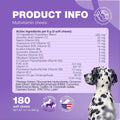 Dog Vitamins 15 in 1 Dog Multivitamin Chews with MSM for Hip & Joint Health Dog Supplement for Itchy Skin Relief Multivitamin for Dogs Immune Support with Enzymes Skin & Coat Mobility Support - Dog Time Outlet